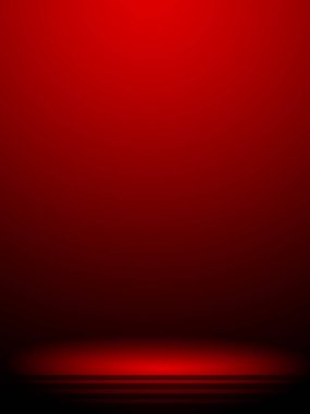 Soyut kırmızı arkaplan, sevgililer günü veya Noel tasarımı düzeni, stüdyo, web şablonu, oda ve pürüzsüz bir gradyan renk ile rapor etmek için kullanılabilir. Siyah ve kırmızı arka plan. Ürün tasarımı promosyonu için kırmızı oda