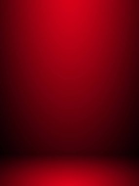 Soyut kırmızı arkaplan, sevgililer günü veya Noel tasarımı düzeni, stüdyo, web şablonu, oda ve pürüzsüz bir gradyan renk ile rapor etmek için kullanılabilir. Siyah ve kırmızı arka plan. Ürün tasarımı promosyonu için kırmızı oda