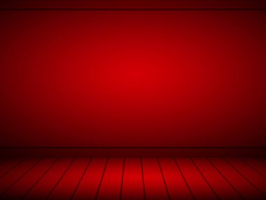 Soyut kırmızı arkaplan, sevgililer günü veya Noel tasarımı düzeni, stüdyo, web şablonu, oda ve pürüzsüz bir gradyan renk ile rapor etmek için kullanılabilir. Siyah ve kırmızı arka plan. Ürün tasarımı promosyonu için kırmızı oda