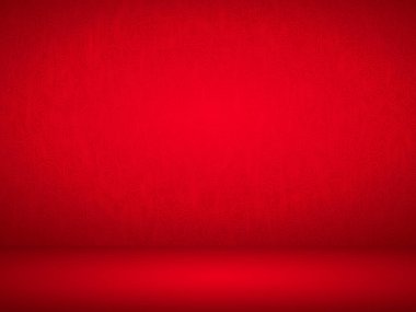 Soyut kırmızı arkaplan, sevgililer günü veya Noel tasarımı düzeni, stüdyo, web şablonu, oda ve pürüzsüz bir gradyan renk ile rapor etmek için kullanılabilir. Siyah ve kırmızı arka plan. Ürün tasarımı promosyonu için kırmızı oda