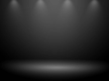 Soyut siyah arkaplan, sevgililer günü veya Noel tasarımı düzeni, stüdyo, web şablonu, oda ve pürüzsüz bir gradyan renk ile rapor etmek için kullanılabilir. Siyah ve gri arka plan. Siyah gradyan boşluk veya ürün tasarımı tanıtımı için Gradyan oda siyahı