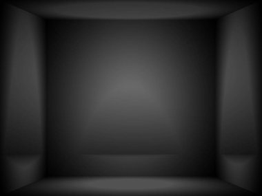 Soyut siyah arkaplan, sevgililer günü veya Noel tasarımı düzeni, stüdyo, web şablonu, oda ve pürüzsüz bir gradyan renk ile rapor etmek için kullanılabilir. Siyah ve gri arka plan. Siyah gradyan boşluk veya ürün tasarımı tanıtımı için Gradyan oda siyahı