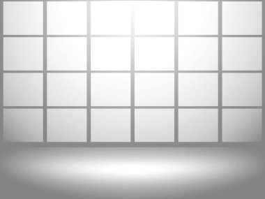 Gri ve beyaz arka plan. Web tasarım şablonları için soyut gümüş arkaplan, noel, sevgililer günü, ürün stüdyosu odası ve düzgün gradyan renkte iş raporu. Gümüş gradyan boşluk veya ürün tasarımı tanıtımı için Gradyan oda beyazı