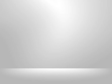 Gri ve beyaz arka plan. Web tasarım şablonları için soyut gümüş arkaplan, noel, sevgililer günü, ürün stüdyosu odası ve düzgün gradyan renkte iş raporu. Gümüş gradyan boşluk veya ürün tasarımı tanıtımı için Gradyan oda beyazı