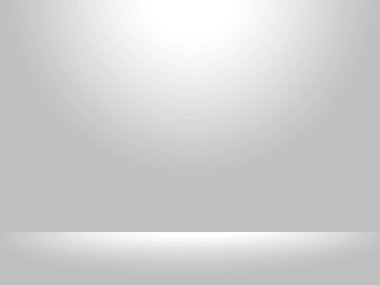 Gri ve beyaz arka plan. Web tasarım şablonları için soyut gümüş arkaplan, noel, sevgililer günü, ürün stüdyosu odası ve düzgün gradyan renkte iş raporu. Gümüş gradyan boşluk veya ürün tasarımı tanıtımı için Gradyan oda beyazı