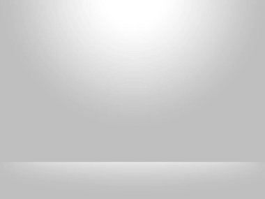 Gri ve beyaz arka plan. Web tasarım şablonları için soyut gümüş arkaplan, noel, sevgililer günü, ürün stüdyosu odası ve düzgün gradyan renkte iş raporu. Gümüş gradyan boşluk veya ürün tasarımı tanıtımı için Gradyan oda beyazı