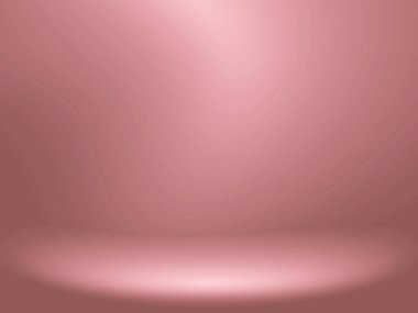 Pembe ve beyaz arka plan. Zarif ve güzel bir stüdyo geçmişi var. Soyut pembe arka plan. Pembe gradyan boşluk veya ürün tasarımı tanıtımı için Gradyan oda pembesi