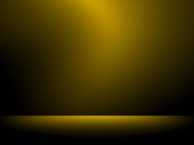 Web tasarım şablonları için soyut sarı arkaplan, Noel, sevgililer günü, ürün stüdyosu odası ve düzgün gradyan renkte iş raporu. Ürün tasarımı tanıtımı için sarı eğimli oda