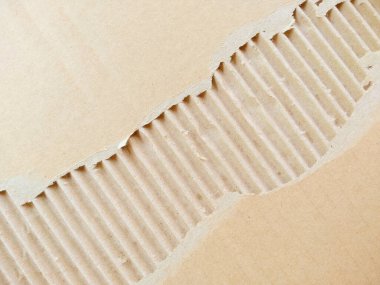 Kahverengi karton kutu dokusu. Karton kutu dokusu arka planı. Kağıt arkaplan veya karton kutu arkaplanı