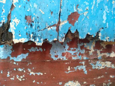 Kirli ve eski ahşap duvar dokusu arka planı. Soyulmuş boyalı ahşap duvarlar. Ahşap duvar dokusu duvar çerçevesi ve duvar arkaplanı olarak kullanılabilir