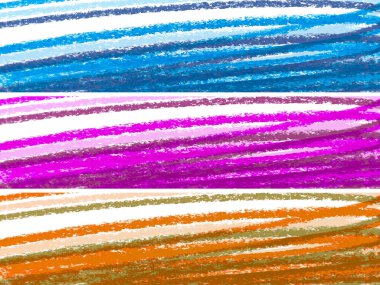 Beyaz arka planda soyut boya kalemi. Renkli pastel boya dokusu. Pastel boya lekesi. Bu bir el çizimi. Renkli soyut boya kalemi arkaplanı