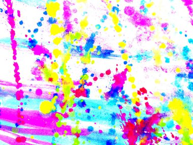 Beyaz arka planda soyut suluboya. Kağıdın üzerindeki renk. Bu bir el çizimi. Soyut suluboya arkaplanı