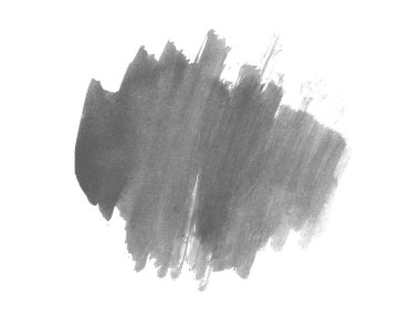 Siyah suluboya karalama dokusu. Beyaz arka planda soyut suluboya. Bu bir el çizimi. Siyah soyut suluboya arkaplan