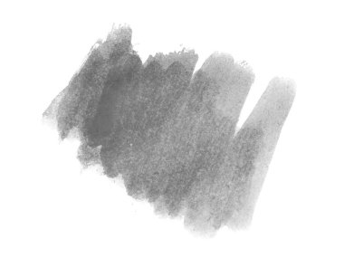 Siyah suluboya karalama dokusu. Beyaz arka planda soyut suluboya. Bu bir el çizimi. Siyah soyut suluboya arkaplan