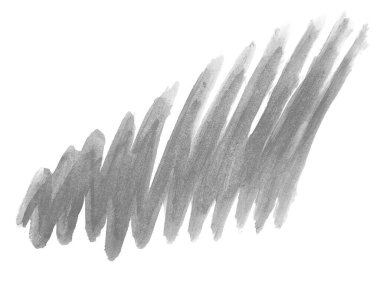 Siyah suluboya karalama dokusu. Beyaz arka planda soyut suluboya. Bu bir el çizimi. Siyah soyut suluboya arkaplan