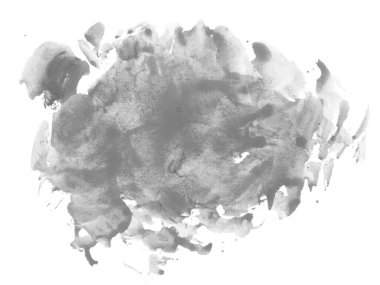 Siyah suluboya karalama dokusu. Beyaz arka planda soyut suluboya. Bu bir el çizimi. Siyah soyut suluboya arkaplan