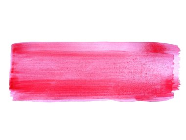 Beyaz arka planda soyut suluboya. Kırmızı suluboya karalama dokusu. Bu bir el çizimi. Kırmızı soyut suluboya arkaplan