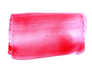 Beyaz arka planda soyut suluboya. Kırmızı suluboya karalama dokusu. Bu bir el çizimi. Kırmızı soyut suluboya arkaplan