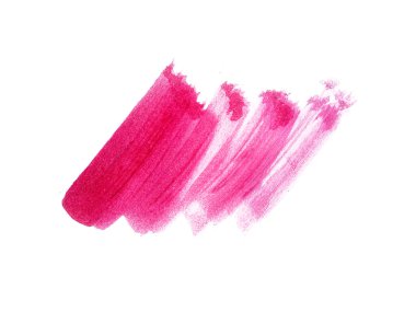 Beyaz arka planda soyut suluboya. Kırmızı suluboya karalama dokusu. Bu bir el çizimi. Kırmızı soyut suluboya arkaplan