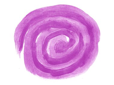 Mor suluboya karalama dokusu. Beyaz arka planda soyut suluboya. Bu bir el çizimi. Violet soyut suluboya arkaplan