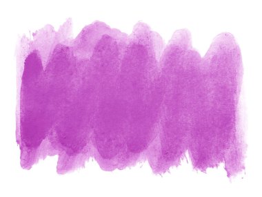 Mor suluboya karalama dokusu. Beyaz arka planda soyut suluboya. Bu bir el çizimi. Violet soyut suluboya arkaplan