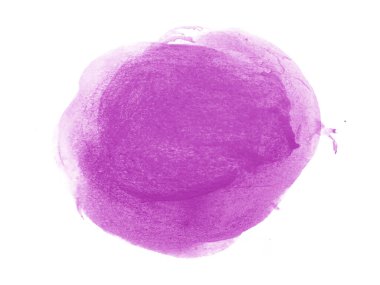 Mor suluboya karalama dokusu. Beyaz arka planda soyut suluboya. Bu bir el çizimi. Violet soyut suluboya arkaplan