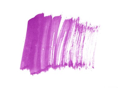 Mor suluboya karalama dokusu. Beyaz arka planda soyut suluboya. Bu bir el çizimi. Violet soyut suluboya arkaplan