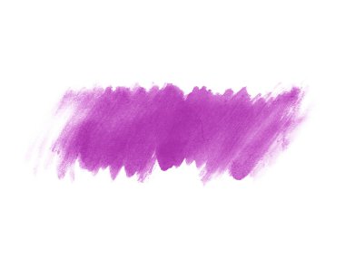 Mor suluboya karalama dokusu. Beyaz arka planda soyut suluboya. Bu bir el çizimi. Violet soyut suluboya arkaplan