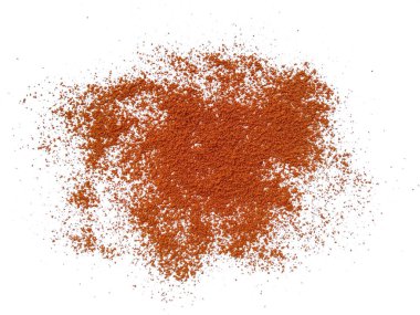 Kırpma yolu ile toprak düzenleme. Beyaz arka planda toprak dokusu. Kil zemin, Kahverengi zemin