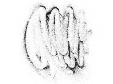 Kum plajı dokusu. Beyaz arka planda izole edilmiş siyah kum yığını. Kesme yolu olan kum tepeciği. Kum tepecikleri beyaz arka planda izole. Siyah kum arkaplanı