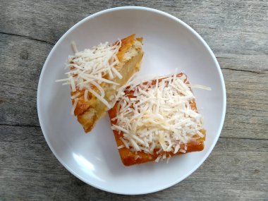 Geleneksel Endonezya mutfağı yemekleri. Jajanan / Jajan / Kue Gabin Endonezya yemeği basit ve lezzetli. Endonezya sokak yemekleri. (Gabin keki abur cuburdur veya Cemilan Makanan Ringan )