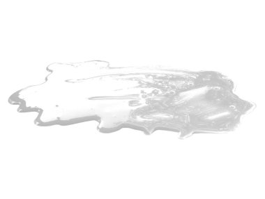 Beyaz arka planda süt. Beyaz arka planda süt birikintisi izole edilmiş. Dökülmüş sütün dokusu