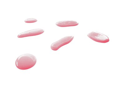 Beyaz arka planda su. Açılmış su birikintisi beyaz arka planda izole edilmiş. Dökülen suyun dokusu