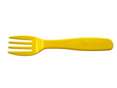 Çatal ya da çatal, beyaz arka plan. Yemek için çatal.