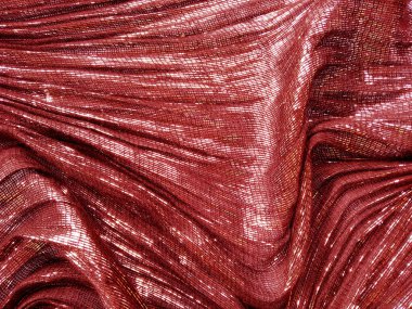 Kırmızı kumaş dokusu arka plan, tekstil endüstrisi arka plan. Arka plan için kırmızı kumaş dokusu. (Kırmızı arkaplan ile kumaş dokusu )