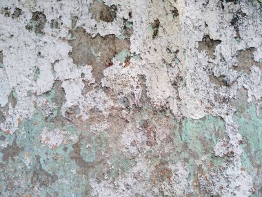 Kirli ve eski beton duvar dokusu. Eskimiş paslı metal soyut dokusu. Soyulmuş boyayla Grunge arkaplanı (Duvar dokusu duvar çerçevesi ve duvar arkaplanı olarak kullanılabilir) )