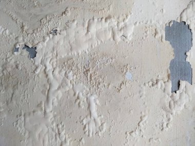 Kirli ve eski beton duvar dokusu. Eskimiş paslı metal soyut dokusu. Soyulmuş boyayla Grunge arkaplanı (Duvar dokusu duvar çerçevesi ve duvar arkaplanı olarak kullanılabilir) )