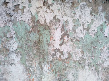 Kirli ve eski beton duvar dokusu. Eskimiş paslı metal soyut dokusu. Soyulmuş boyayla Grunge arkaplanı (Duvar dokusu duvar çerçevesi ve duvar arkaplanı olarak kullanılabilir) )