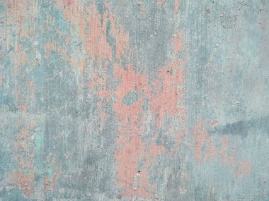 Kirli ve eski beton duvar dokusu. Eskimiş paslı metal soyut dokusu. Soyulmuş boyayla Grunge arkaplanı (Duvar dokusu duvar çerçevesi ve duvar arkaplanı olarak kullanılabilir) )
