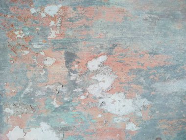 Kirli ve eski beton duvar dokusu. Eskimiş paslı metal soyut dokusu. Soyulmuş boyayla Grunge arkaplanı (Duvar dokusu duvar çerçevesi ve duvar arkaplanı olarak kullanılabilir) )