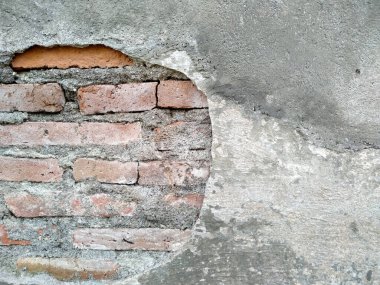 Kirli ve eski beton duvar dokusu. Eskimiş paslı metal soyut dokusu. Soyulmuş boyayla Grunge arkaplanı (Duvar dokusu duvar çerçevesi ve duvar arkaplanı olarak kullanılabilir) )