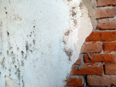 Kirli ve eski beton duvar dokusu. Eskimiş paslı metal soyut dokusu. Soyulmuş boyayla Grunge arkaplanı (Duvar dokusu duvar çerçevesi ve duvar arkaplanı olarak kullanılabilir) )