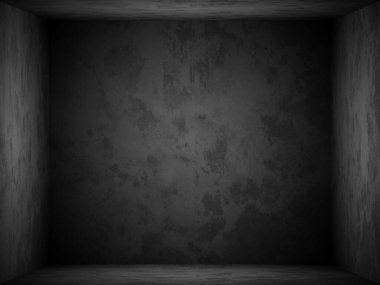 Eski duvarlı koyu renk zemin. Web tasarım şablonları için soyut siyah arkaplan, sevgililer günü, noel, ürün stüdyosu odası ve pürüzsüz gradyan renk içeren iş raporu