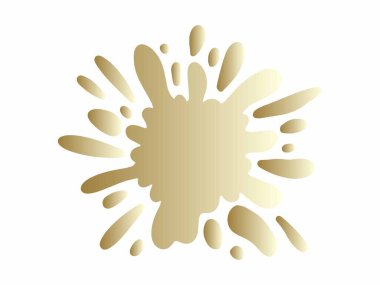 Renkli Splatter Soyut Şekil İllüstrasyonu. Renkli mürekkep lekeleri. Sıçrama Sıçratma Soyut Şekli Renkli