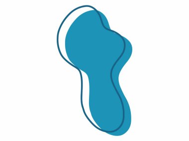 Akışkan Renk Özgeçmişi Çerçevele. Çerçeve Sıvı Renk Arkaplan Çizimi. Soyut Çerçeve Şekli. Sıvı Renk Arkaplanı