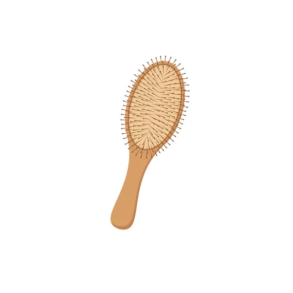 Καρτούν Βούρτσες Μαλλιών Μαλλιά Φροντίδα Πλαστικό Χτένες Μοντέρνα Μαλλιά Styling — Διανυσματικό Αρχείο