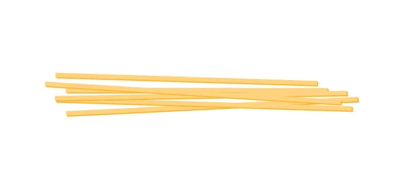 Pasta Types Italian Noodles Macaroni Restaurant Delicious Menu Vector Flat — Stock Vector