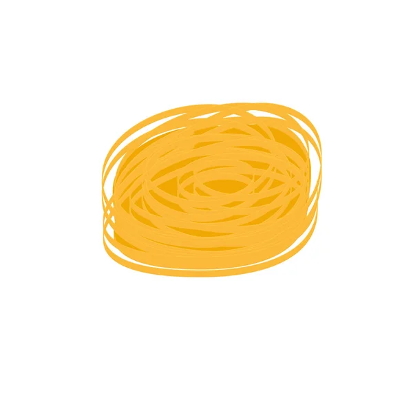 Pasta Types Italiaanse Noedels Macaroni Restaurant Heerlijk Menu Vector Platte — Stockvector