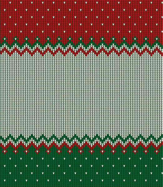 Pull Laid Buffalo Plaid Joyeux Noël Bonne Année Carte Voeux — Image vectorielle