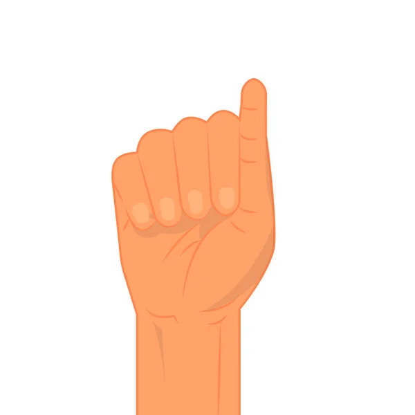 靠近手部的姿势 Business Hand Fist向量示例 用于广告和演示 头10 — 图库矢量图片